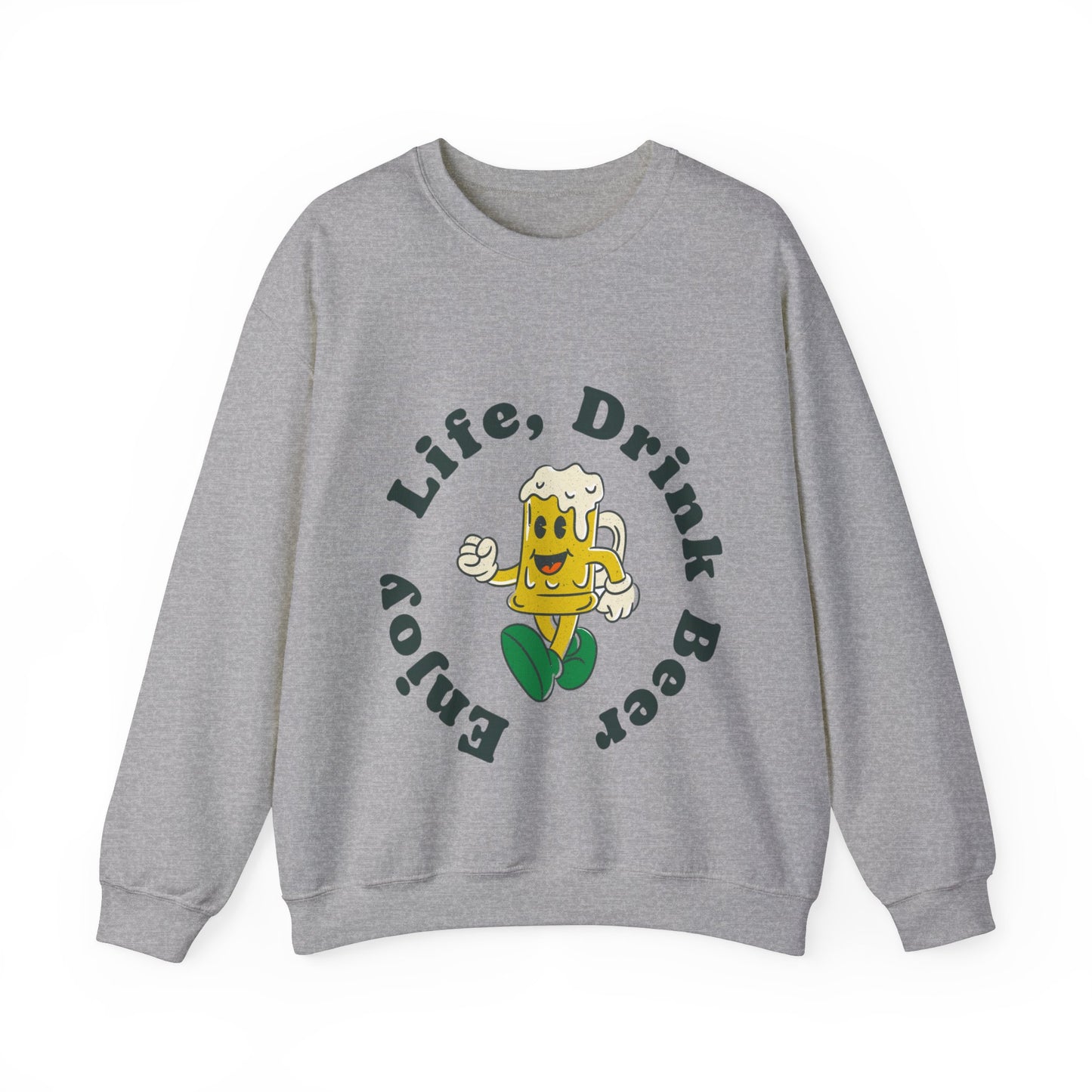Enjoy Life, Drink Beer Crewneck Jumper