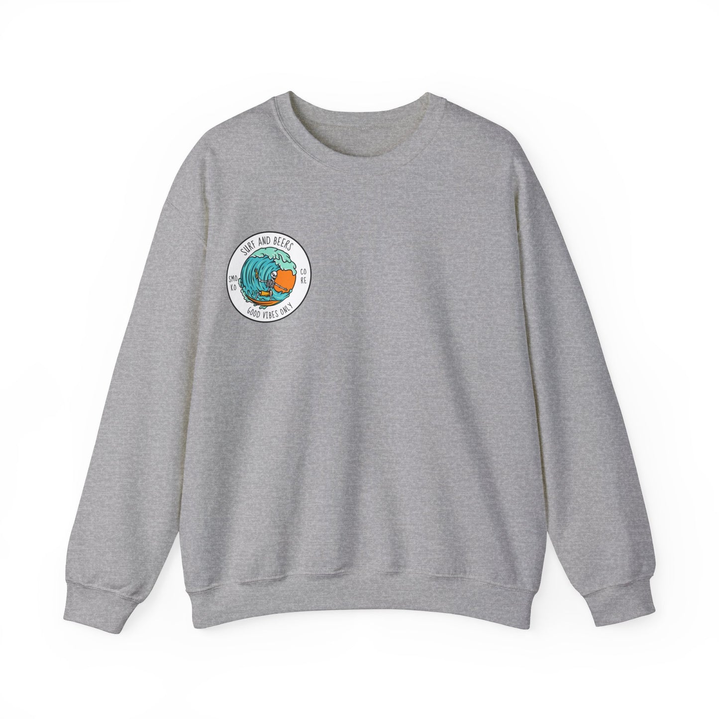 Beers and Surf Crewneck Jumper