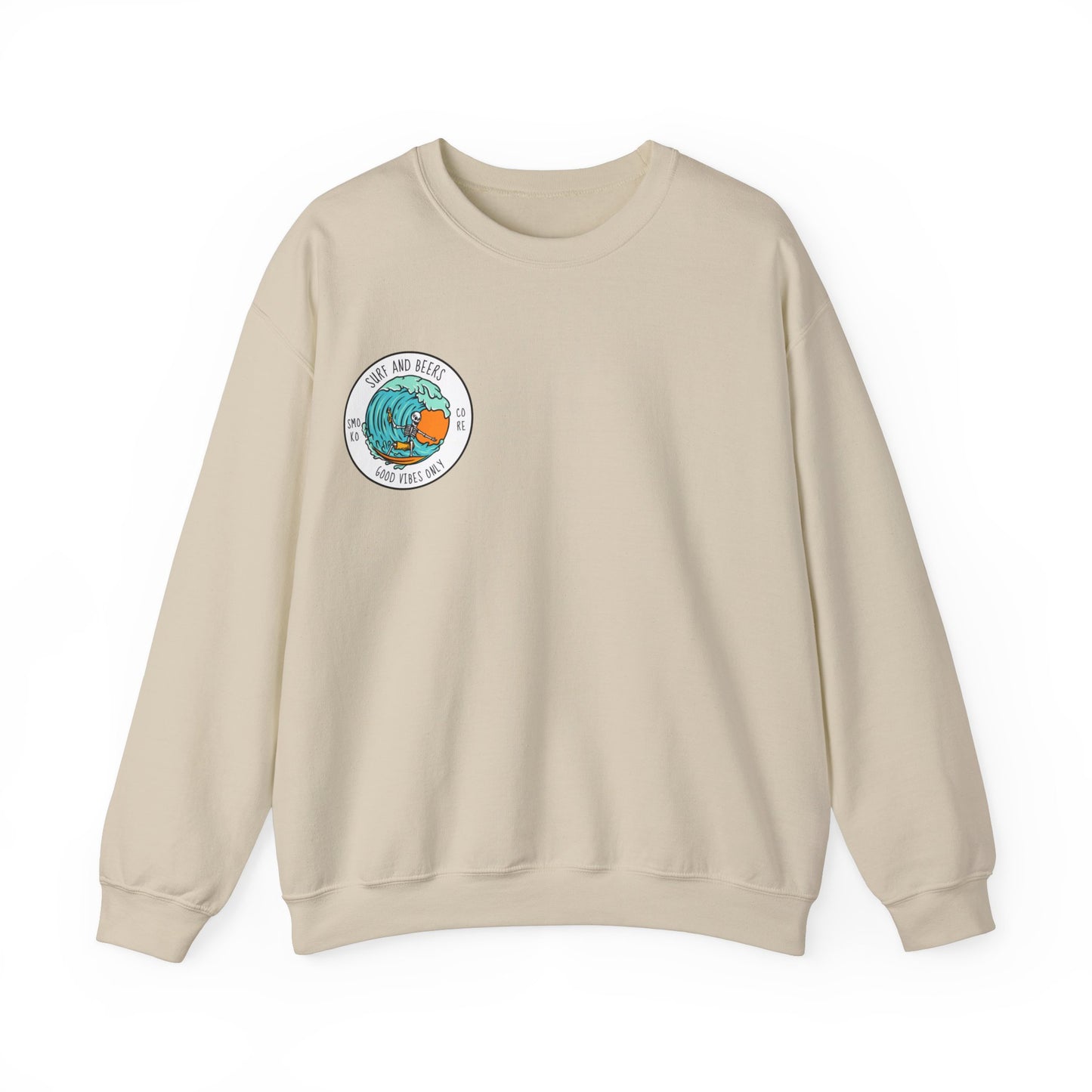Beers and Surf Crewneck Jumper