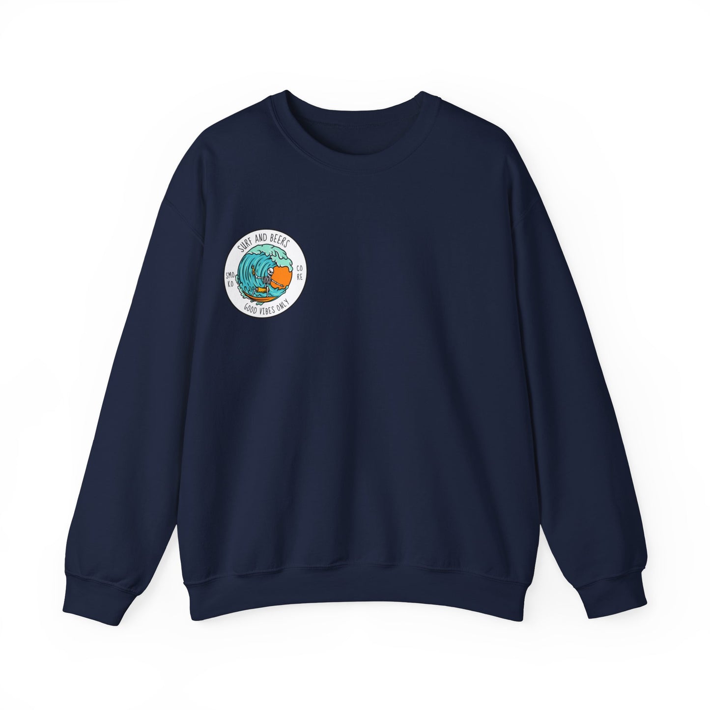 Beers and Surf Crewneck Jumper